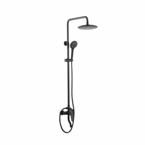 Ensemble-de-douche-complet-en-noir-mat-avec-mitigeur-mécanique-batipro-prestige