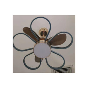 Ventilateur Plafonnier Floral LED 2-en-1